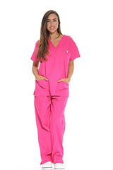 Women's Scrub Sets Six Pocket Medical Scrubs