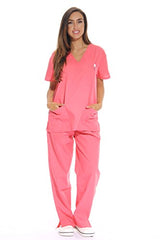 Women's Scrub Sets Six Pocket Medical Scrubs