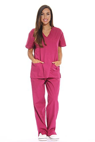 Women's Scrub Sets Six Pocket Medical Scrubs
