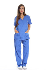Women's Scrub Sets Six Pocket Medical Scrubs