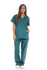 Women's Scrub Sets Six Pocket Medical Scrubs