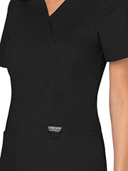 Mock Wrap Scrub Top