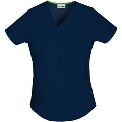 Women's Fashion Essentials Mock Wrap Scrub Top