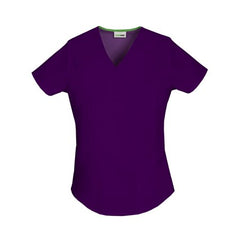Women's Fashion Essentials Mock Wrap Scrub Top