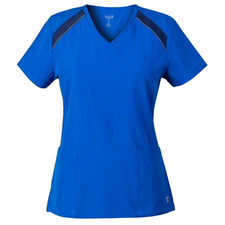 Colorblock Stretch Scrub Top