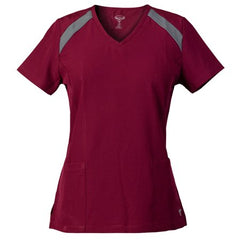 Colorblock Stretch Scrub Top
