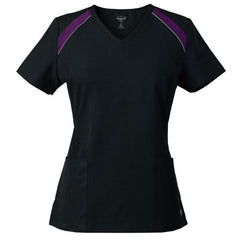 Colorblock Stretch Scrub Top