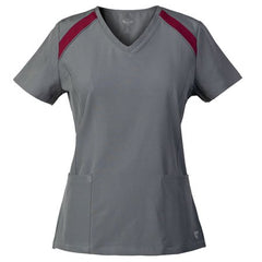 Colorblock Stretch Scrub Top