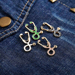 Stethoscope Brooch