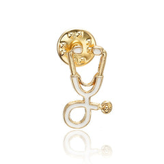 Stethoscope Brooch