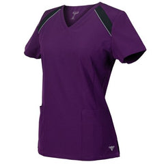 Colorblock Stretch Scrub Top
